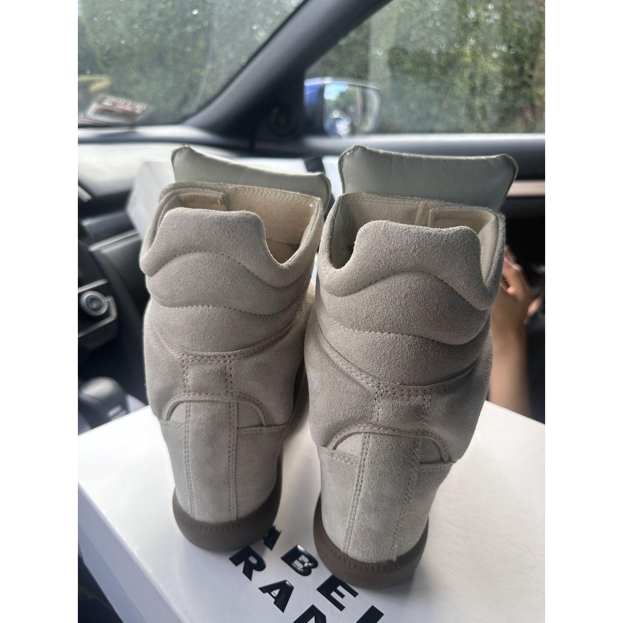 Isabel Marant Women's White and Black Footwear
