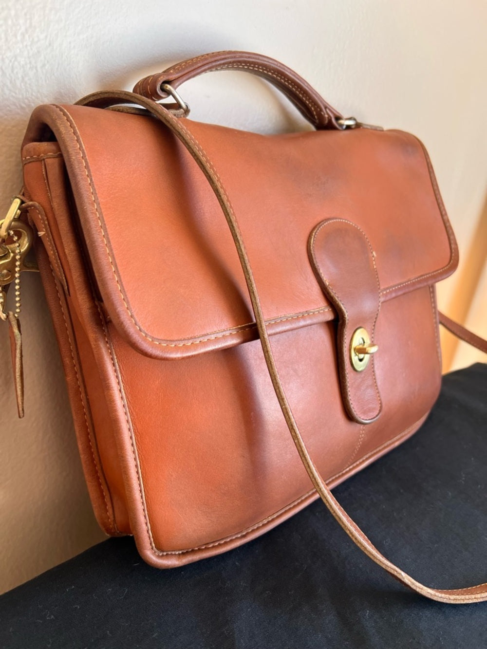 Vintage 80s Coach School Bag
