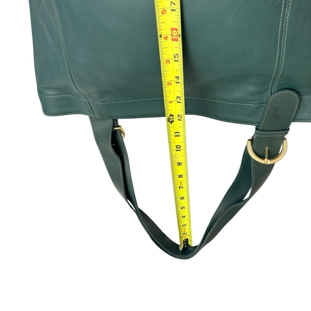 Coach rare vintage green leather large soho bag 4082