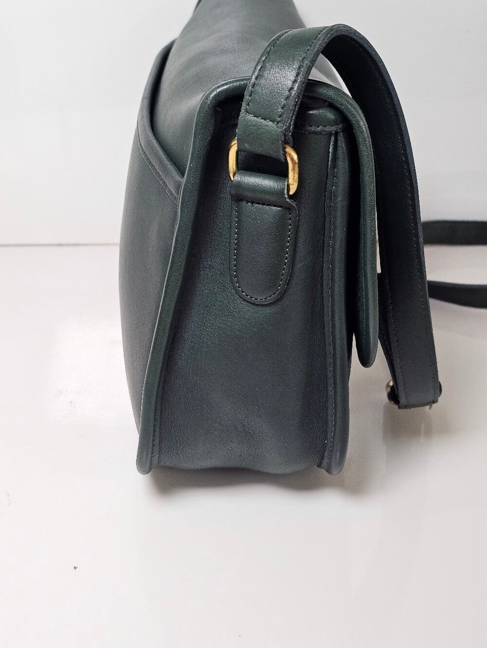 Vintage 1994 Coach City Bag 9790 Bottle Green USA Made Rare Collector Piece