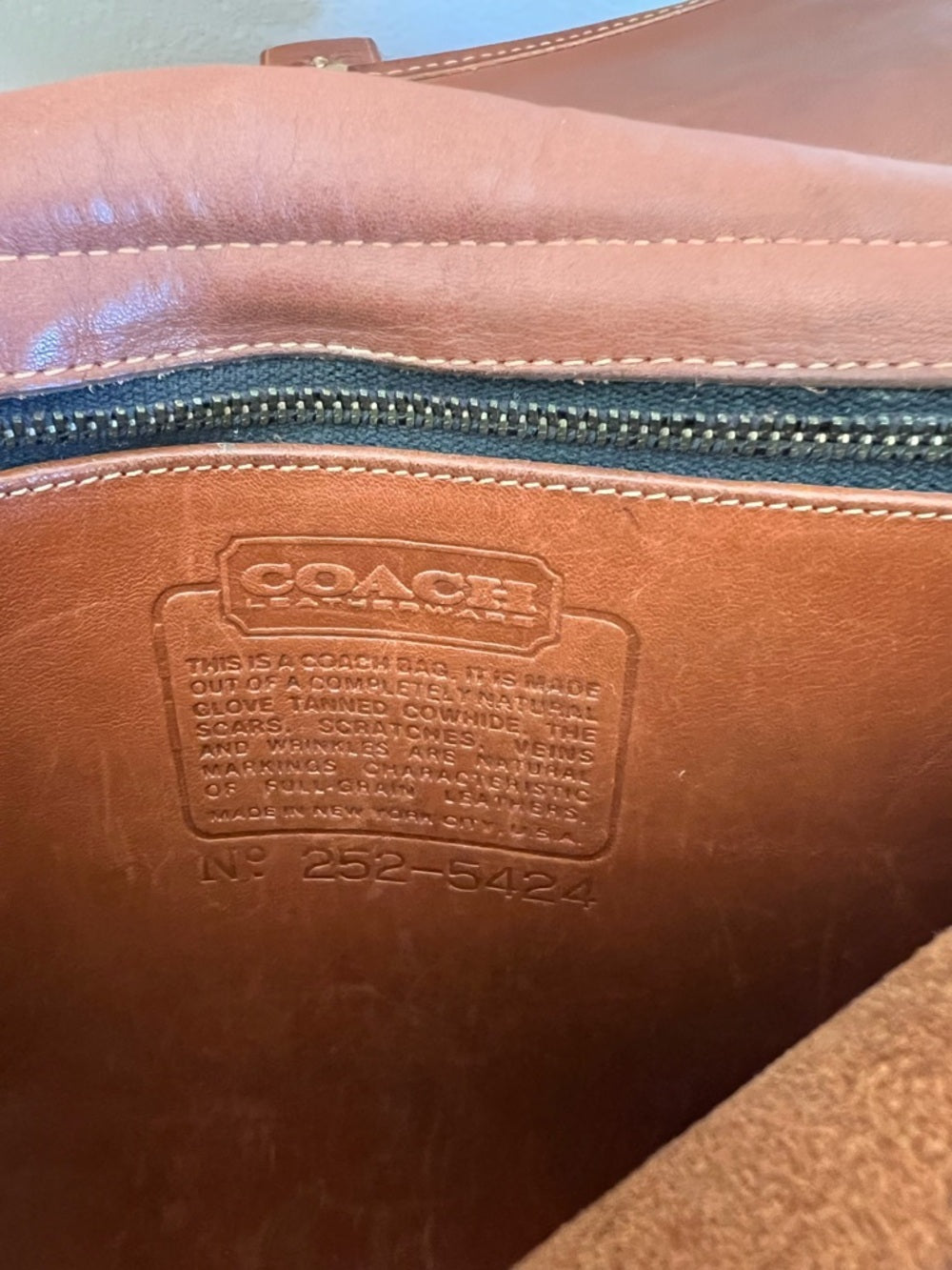 Vintage 80s Coach School Bag