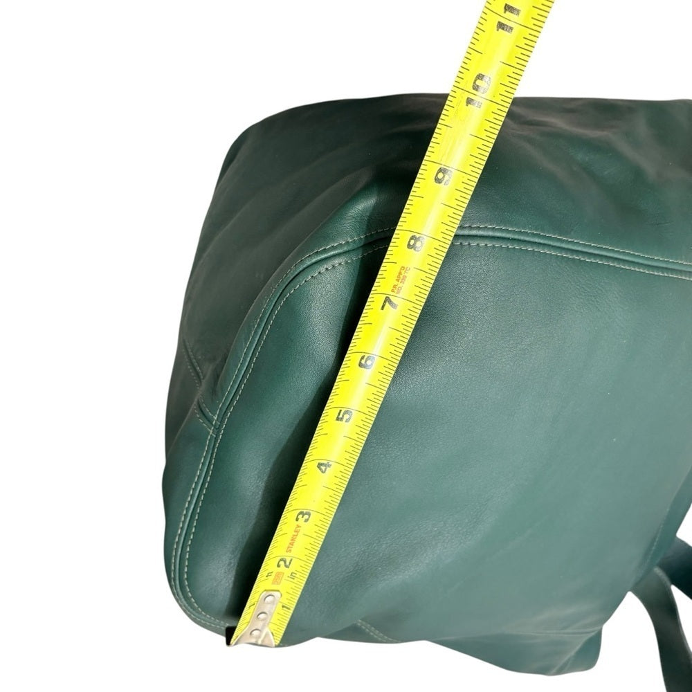 Coach rare vintage green leather large soho bag 4082