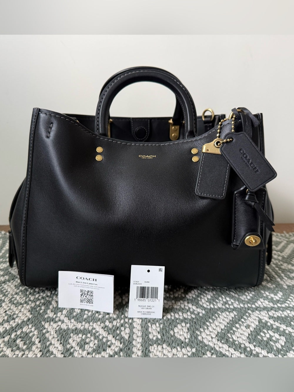 Coach Rogue Bag 31 in Black