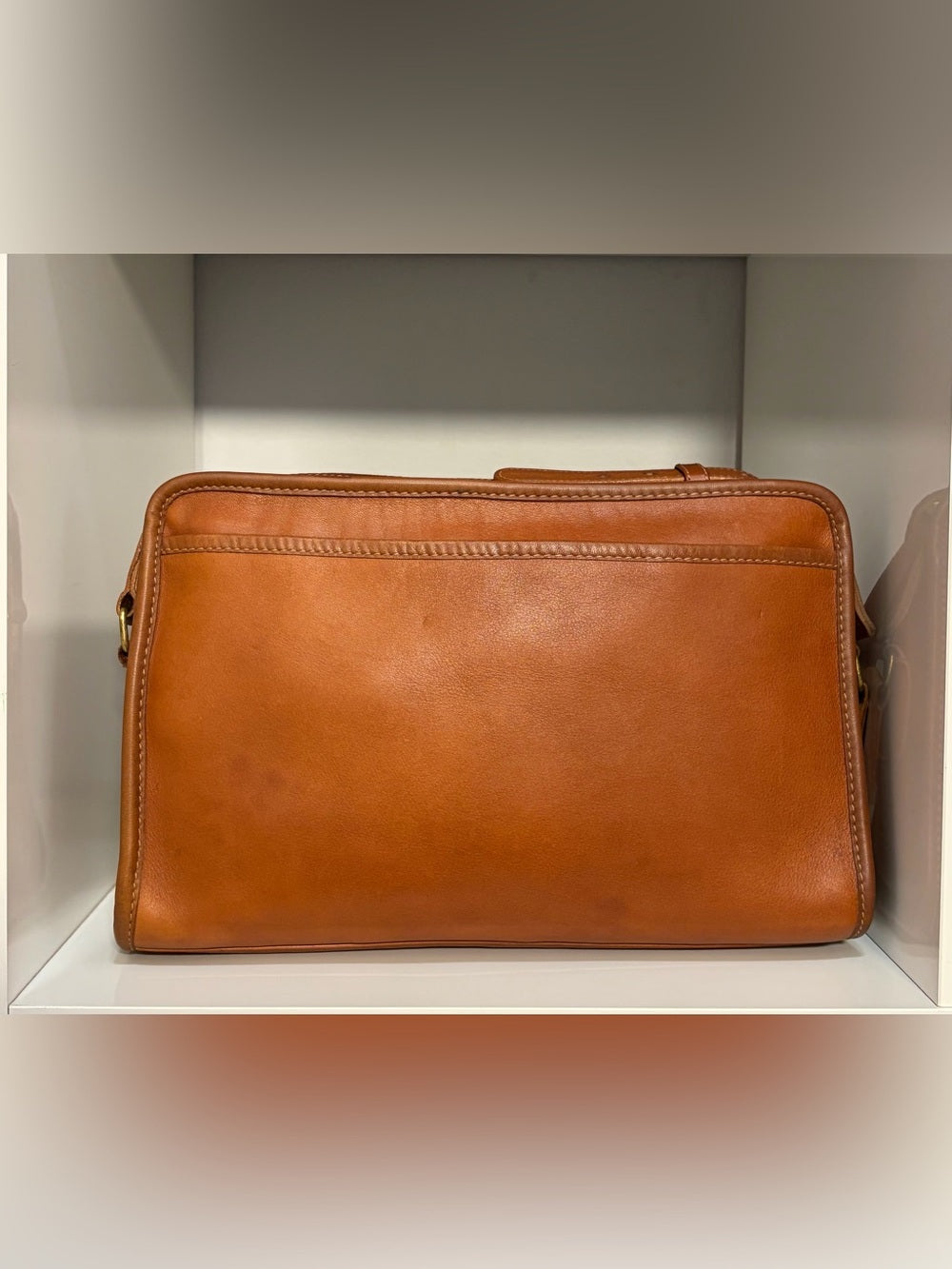 Vintage Coach Swagger Bag (#9820) Made in NYC w/ Rare “Irregular” Creed Stamp