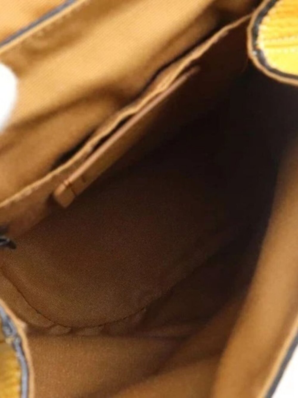 Auth COACH Body Bag Yellow Leather - r11072k