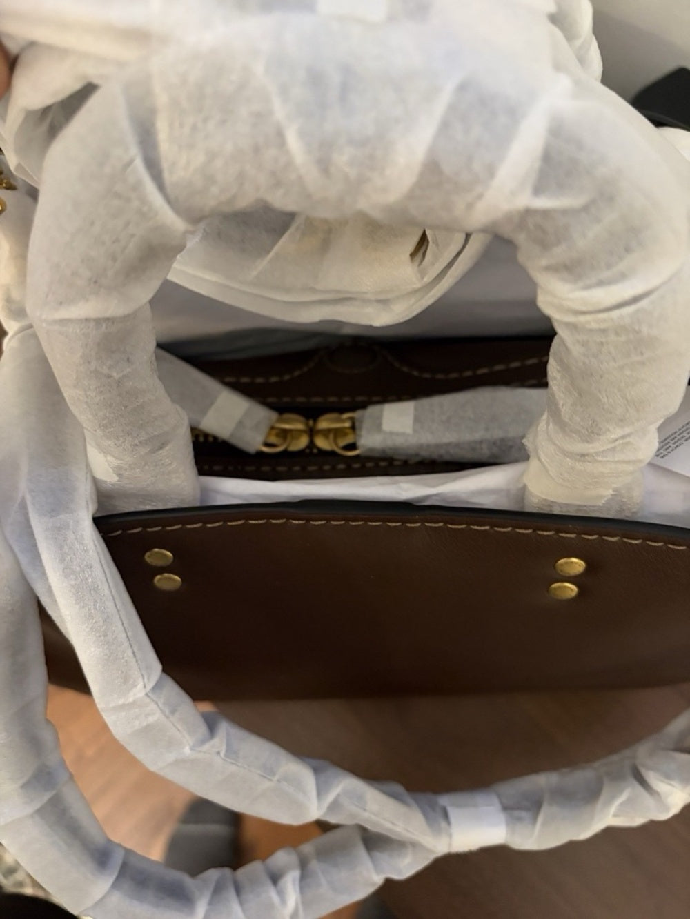COACH Rogue Bag 31 CCX23 Brass/Maple 3WayWear Full Grain Leather FACTORY WRAPPED
