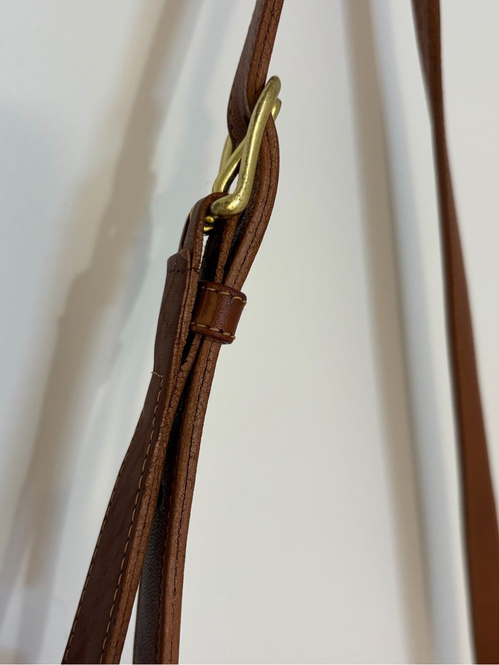 Vintage Coach Swagger Bag (#9820) Made in NYC w/ Rare “Irregular” Creed Stamp