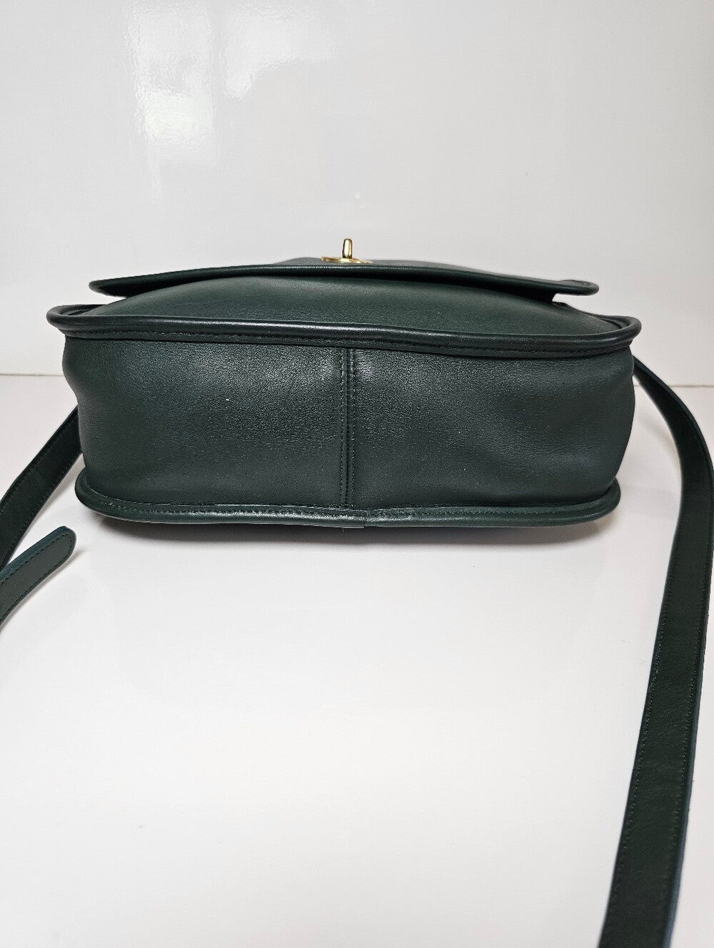 Vintage 1994 Coach City Bag 9790 Bottle Green USA Made Rare Collector Piece