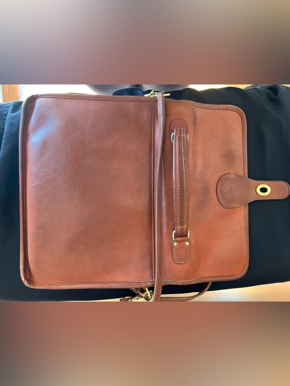 Vintage 80s Coach School Bag