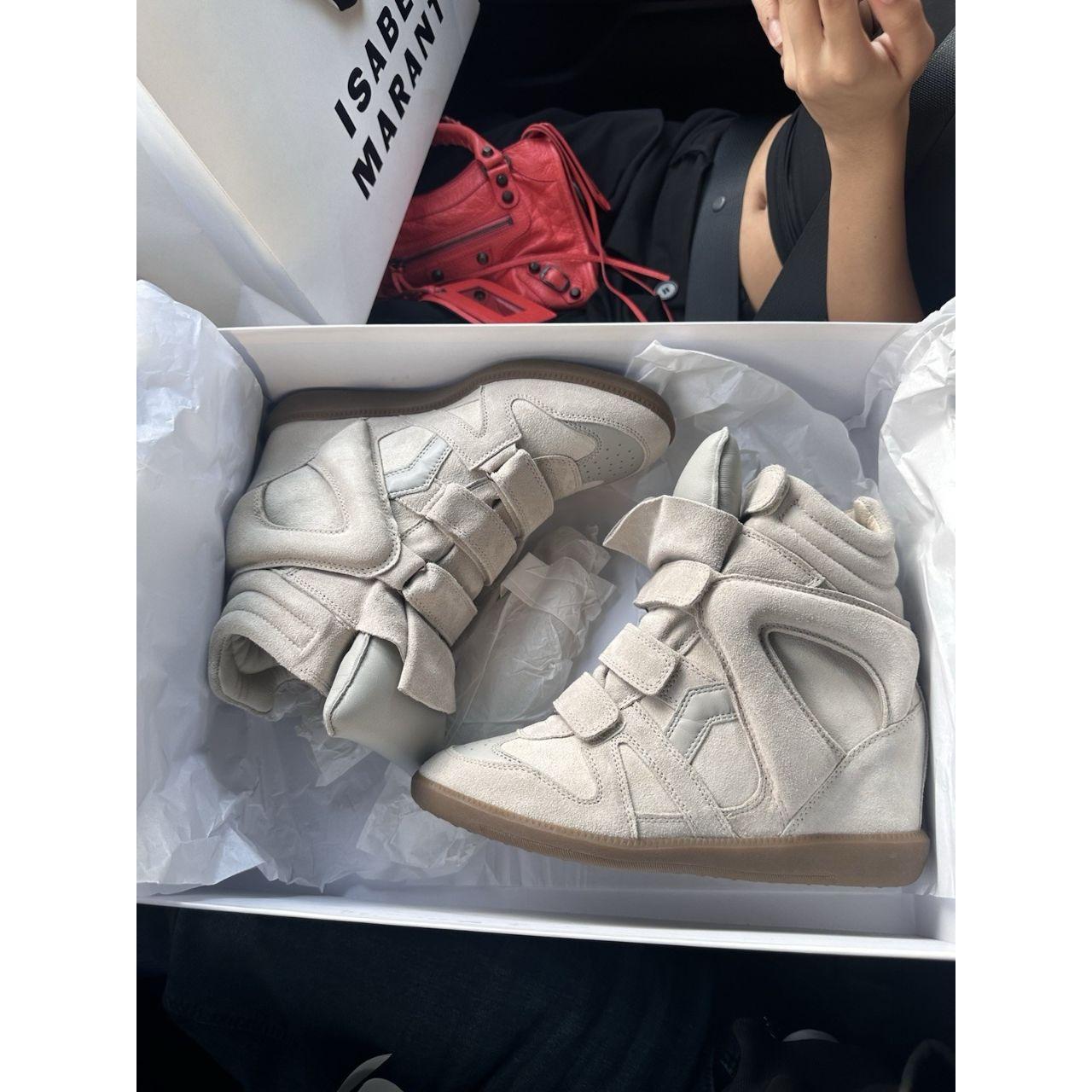 Isabel Marant Women's White and Black Footwear