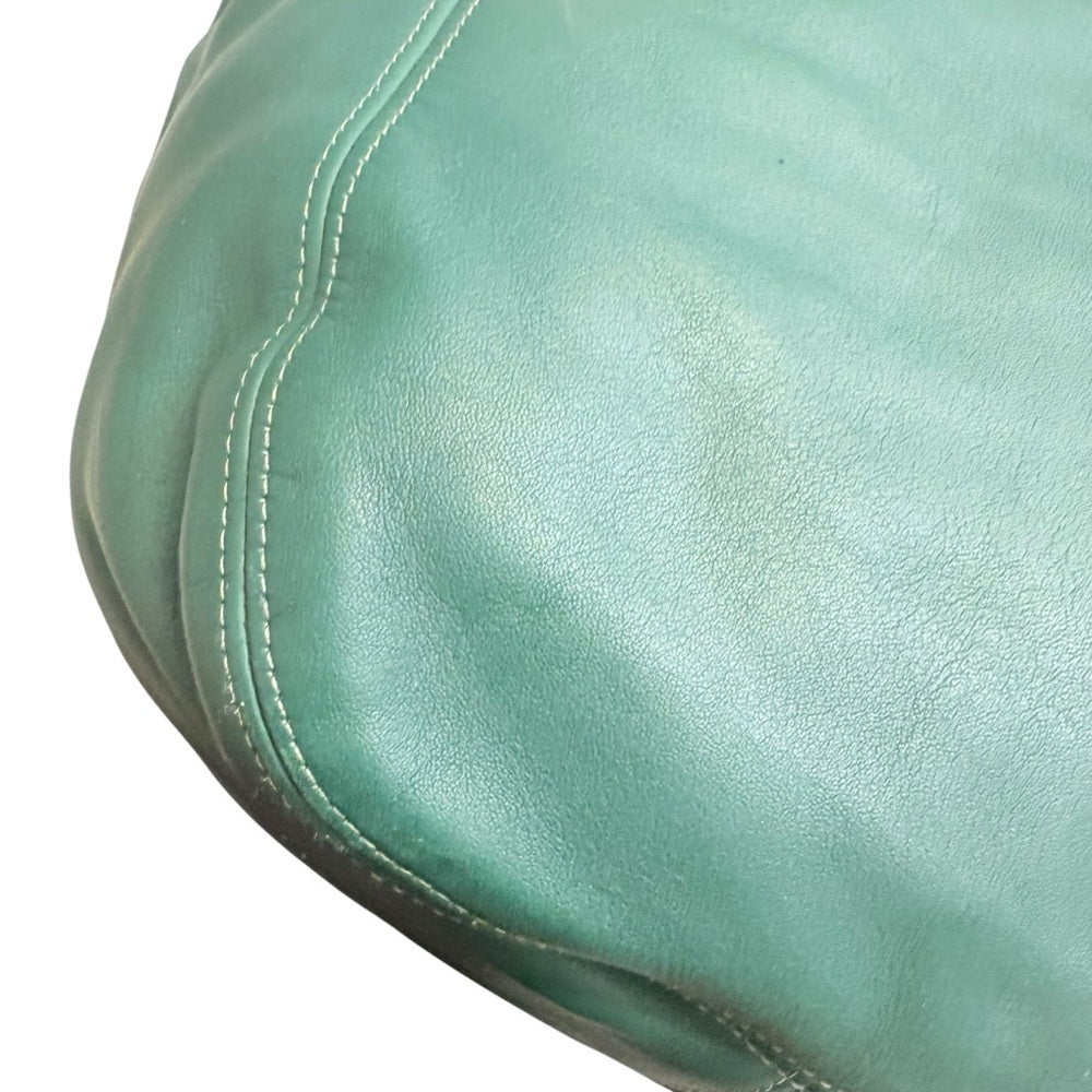 Coach rare vintage green leather large soho bag 4082