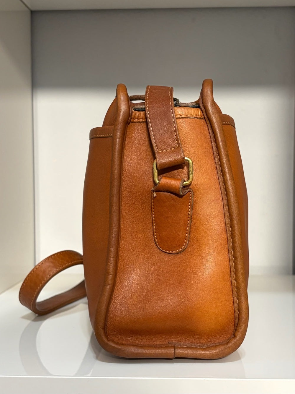 Vintage Coach Swagger Bag (#9820) Made in NYC w/ Rare “Irregular” Creed Stamp