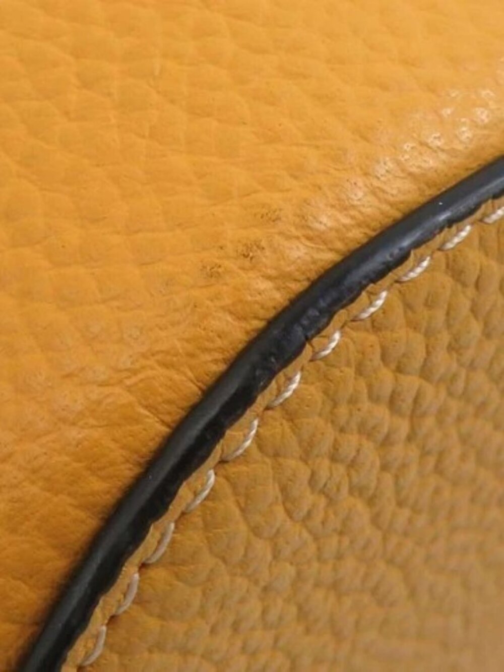 Auth COACH Body Bag Yellow Leather - r11072k
