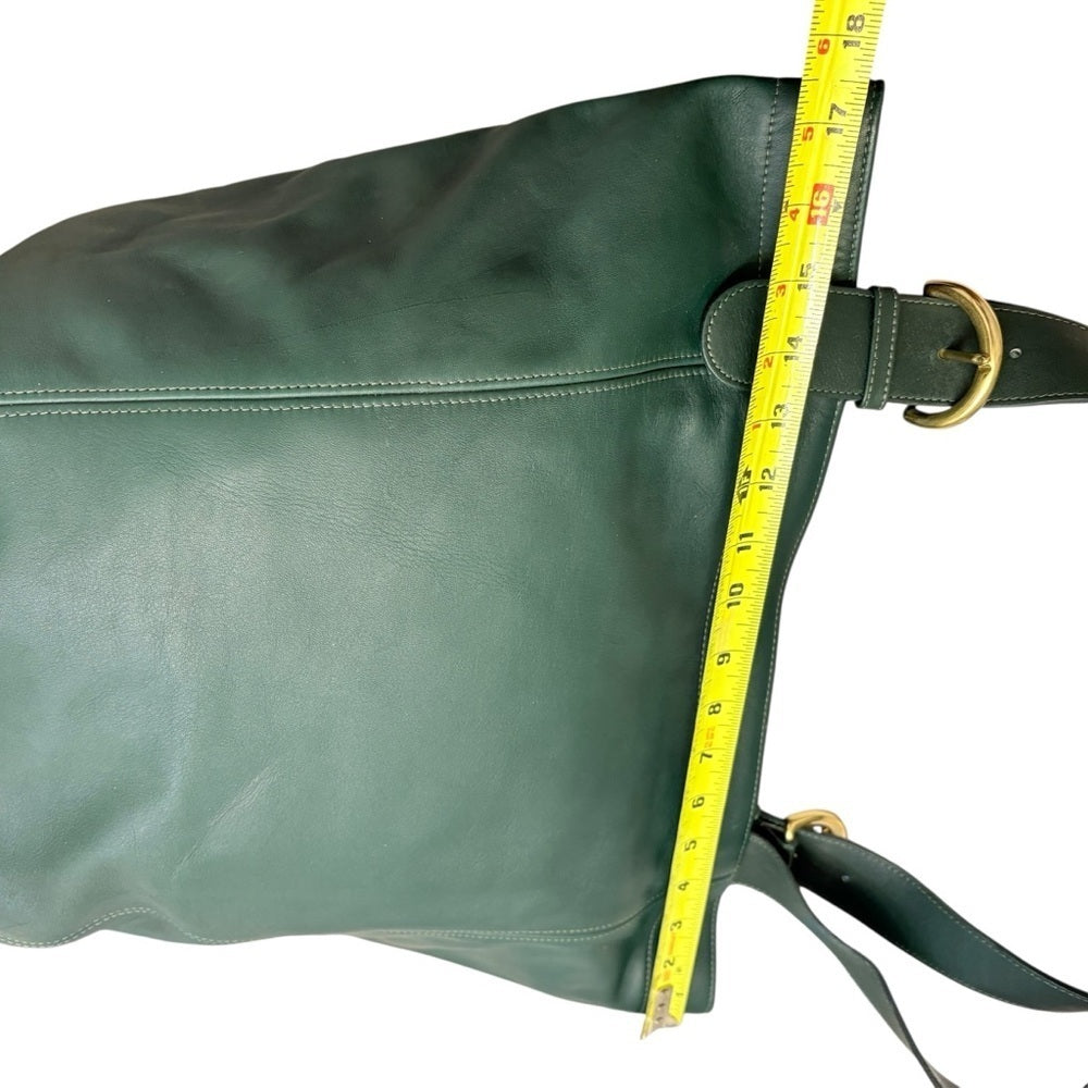 Coach rare vintage green leather large soho bag 4082