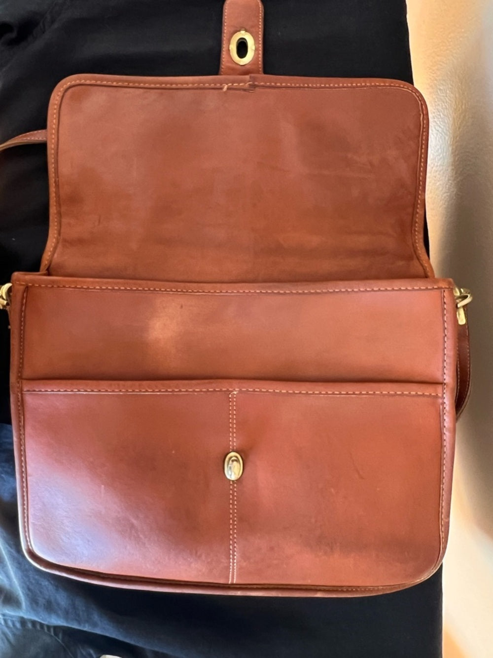 Vintage 80s Coach School Bag