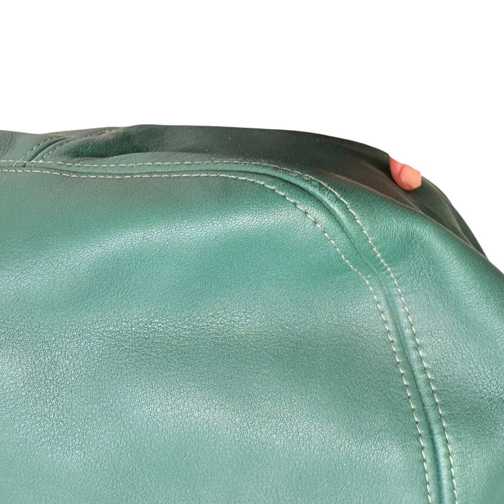 Coach rare vintage green leather large soho bag 4082