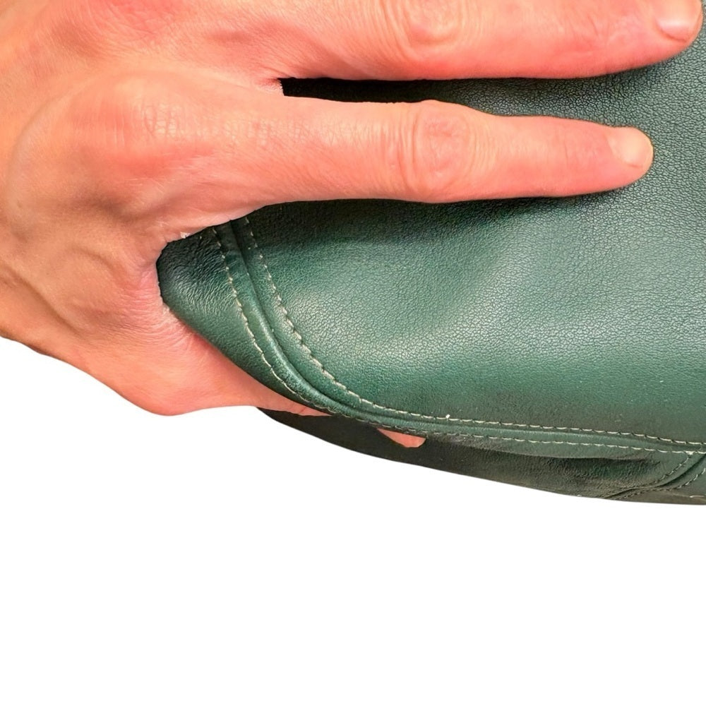 Coach rare vintage green leather large soho bag 4082