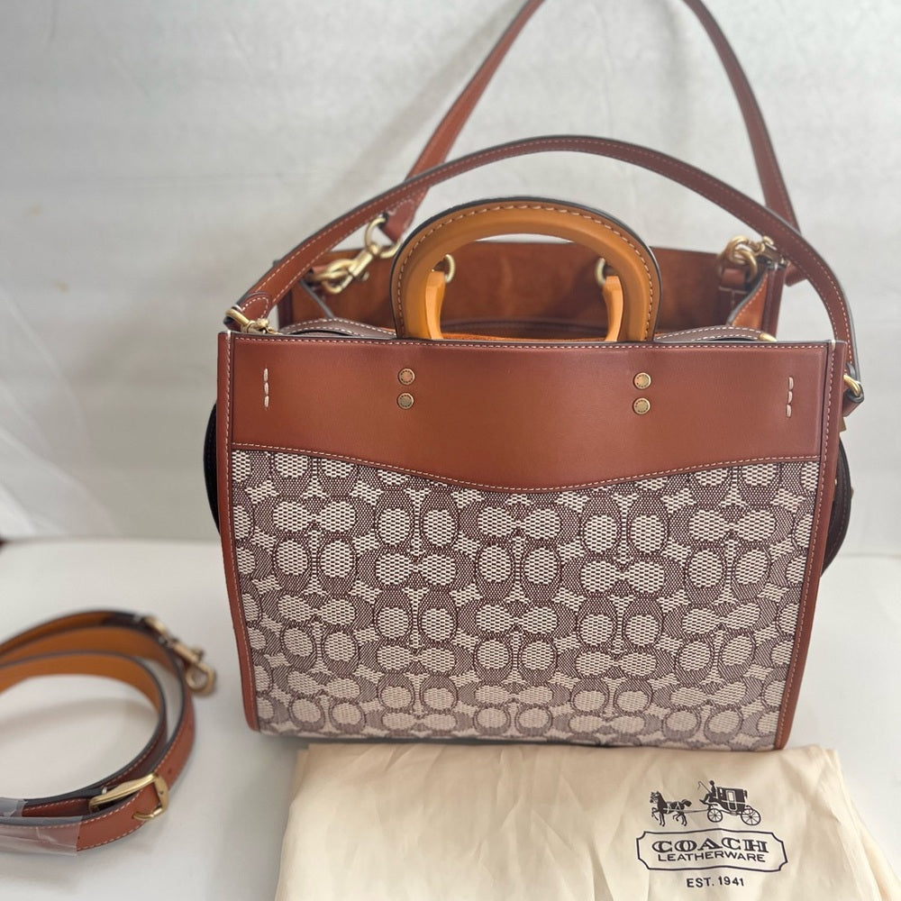 Coach Rogue Bag 25In Signature Textile Jacquard