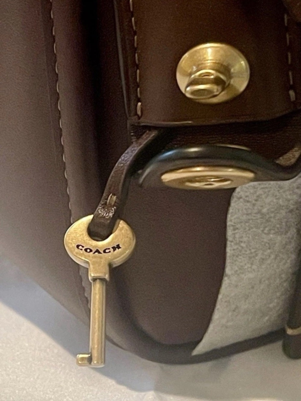 COACH Rogue Bag 31 CCX23 Brass/Maple 3WayWear Full Grain Leather FACTORY WRAPPED